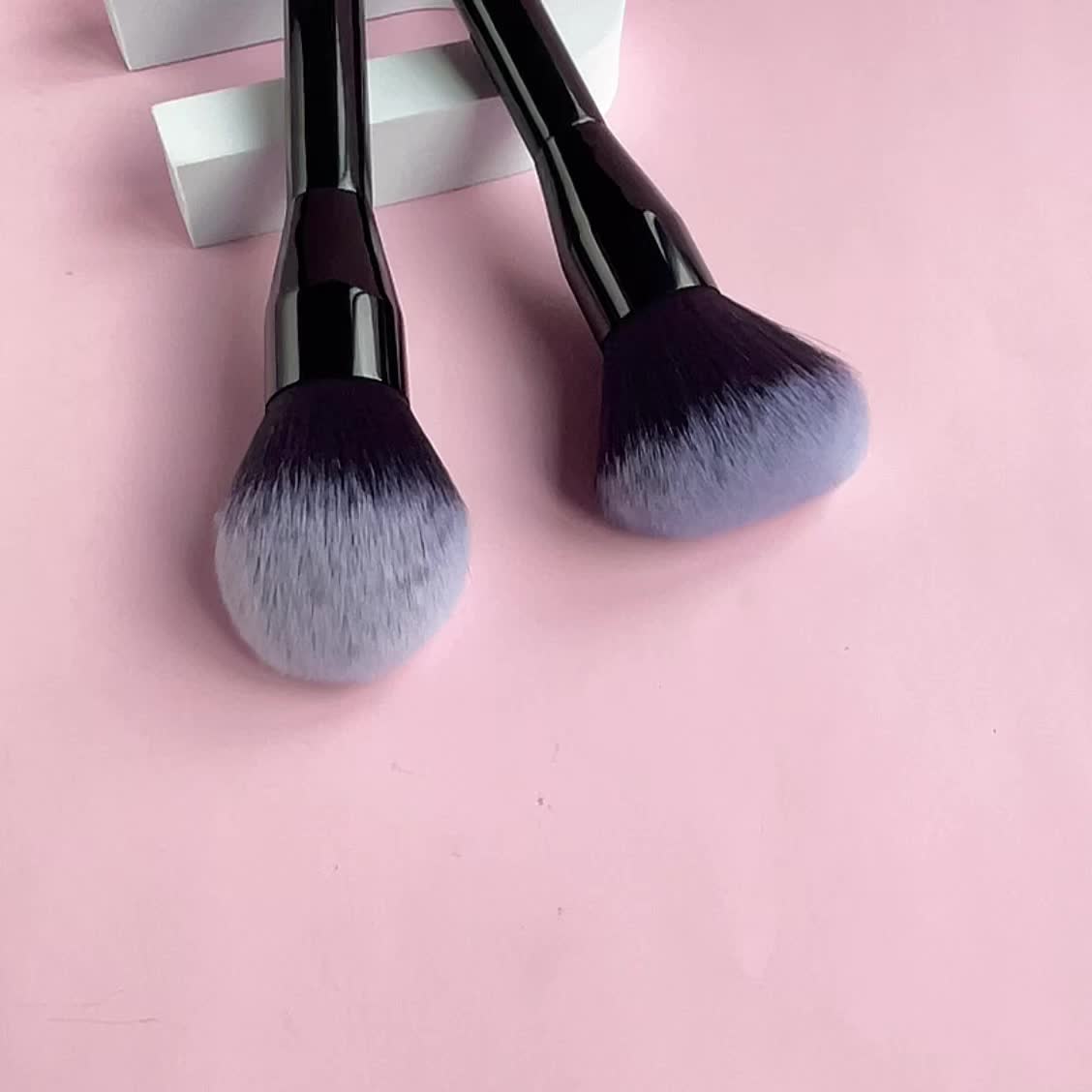 1pc Multifunctional Mushroom Head Powder & Blush Brush Soft Bristles Makeup  Tool For Setting & Contouring