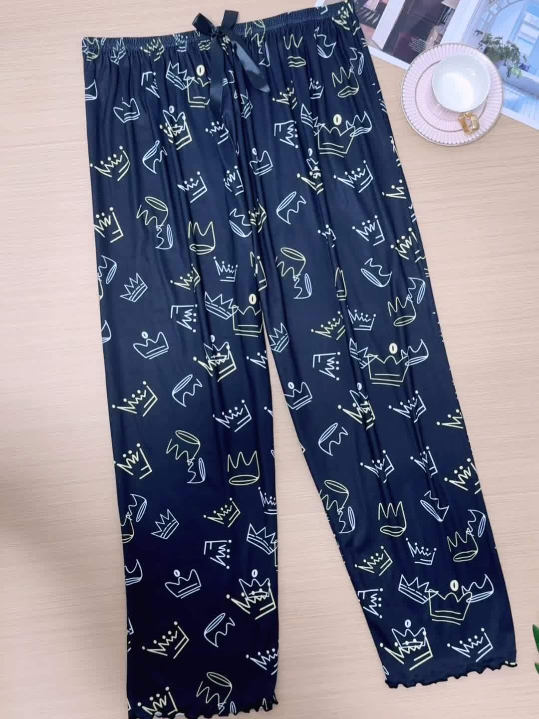 ODAWA Apricot Women's Pajama Pants Comfy Stretch Plus Size Pajamas X-Small  at  Women's Clothing store