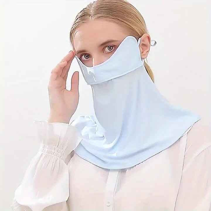 1pc Sun Mask Summer Driving Riding Neck Guard Shawl Dust Proof
