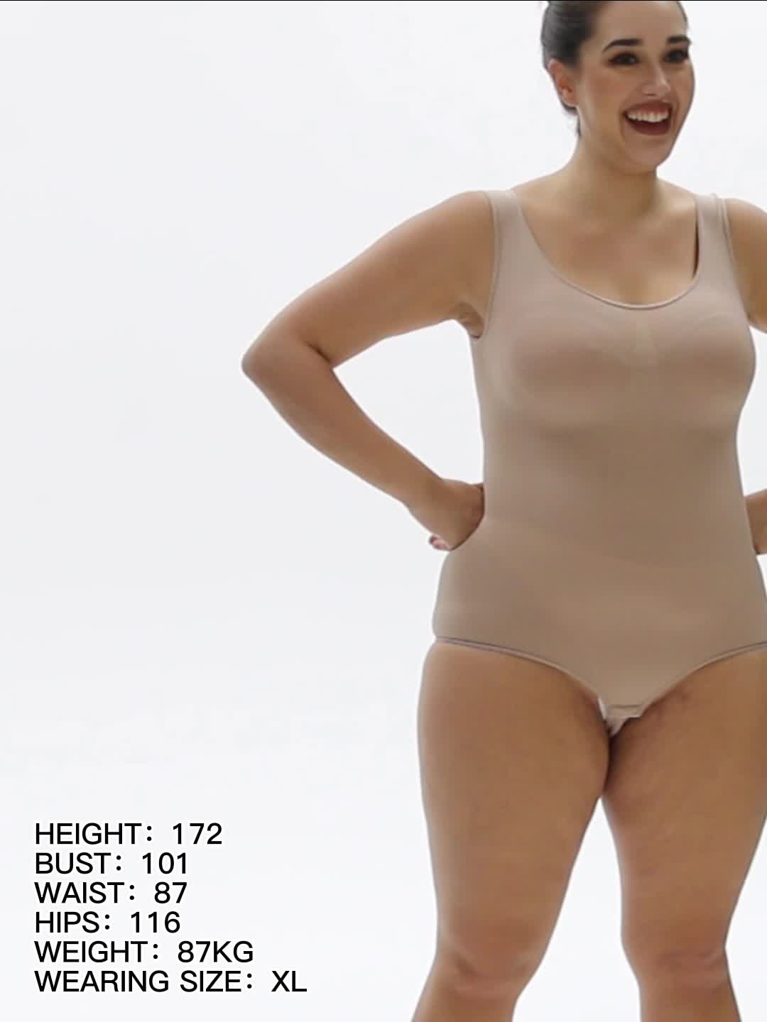 Plus Size Sexy Shapewear Women's Plus Breathable Tummy - Temu