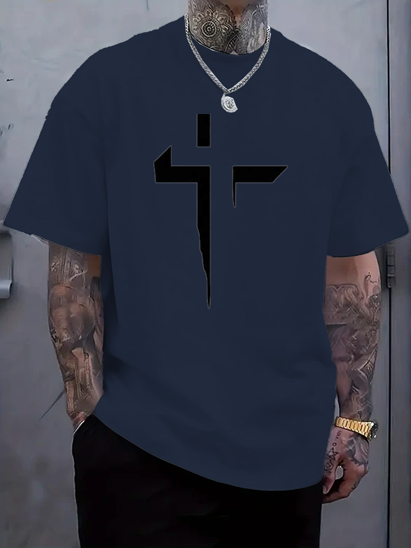 cross shirts for men sold on Temu United States