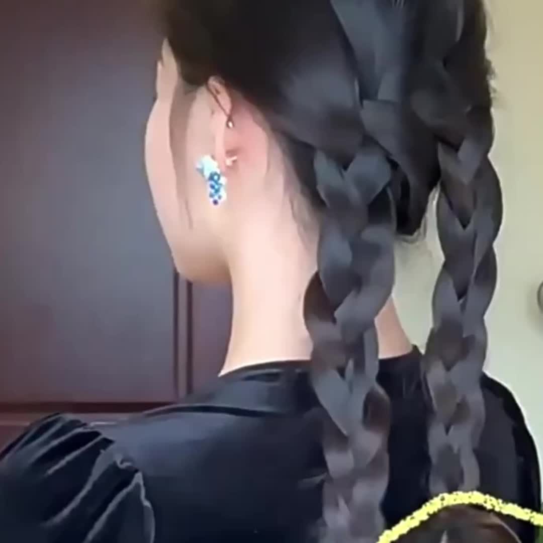 Twisted Braid Ponytail Wig - Long Synthetic Braiding Hair Extension