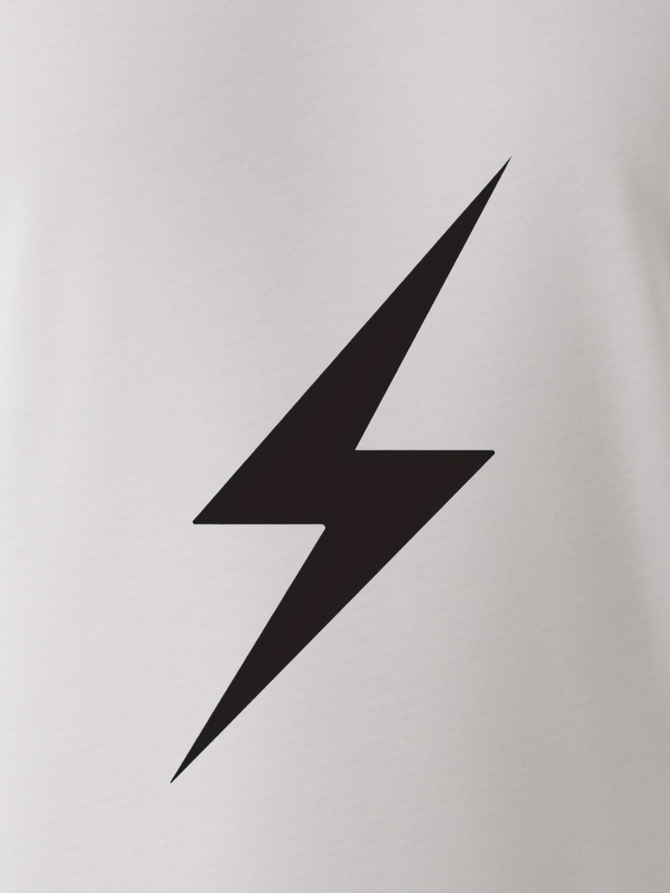 Heren- en dameshoodies met witte bliksemflitsprint