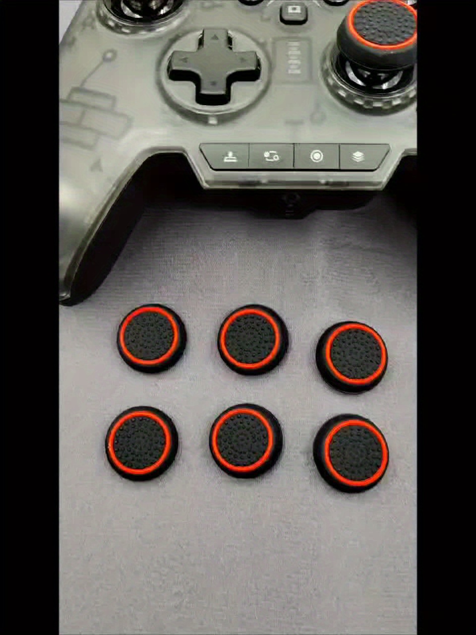 Set of 6 Joystick Caps for Enhanced Gaming Experience