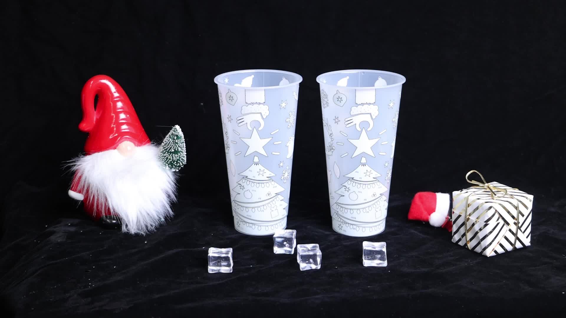 Christmas Decorations christmas Color Changing Cups With - Temu