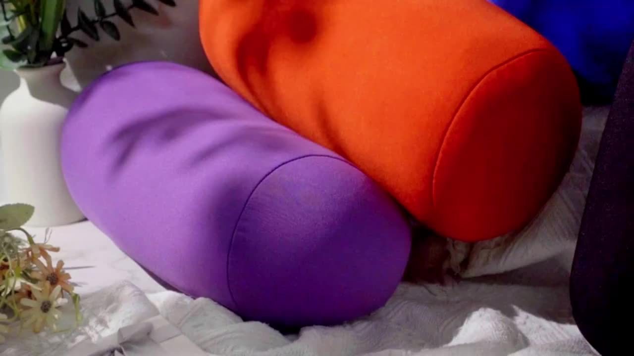 Soft Microbead Tube Pillow Neck Leg Arm Waist Support Cervical Pillow