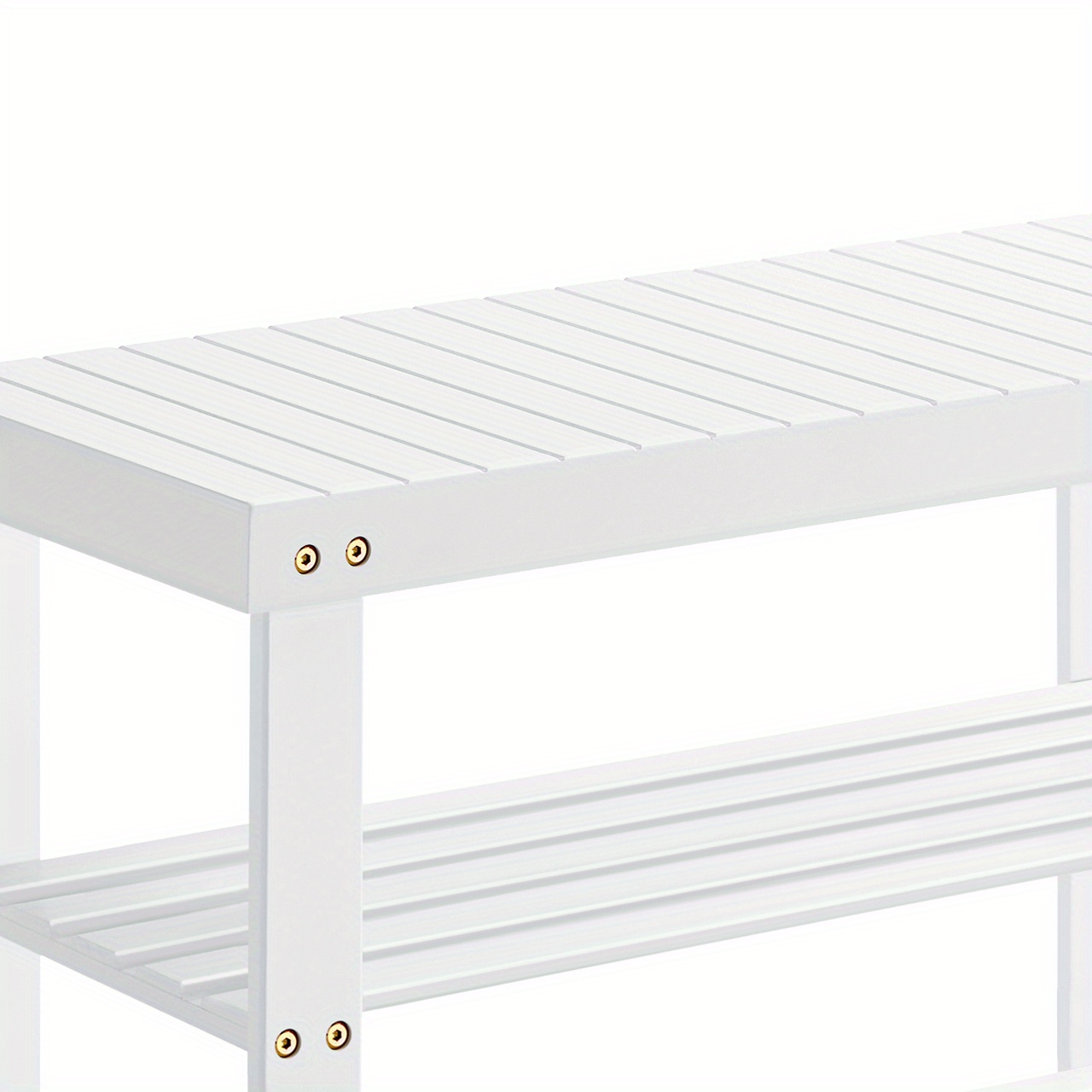 TEMU Songmics Shoe Rack Bench, 11.3 X 27.6 X 17.8 Inches, 3-tier Bamboo Shoe Storage Organizer