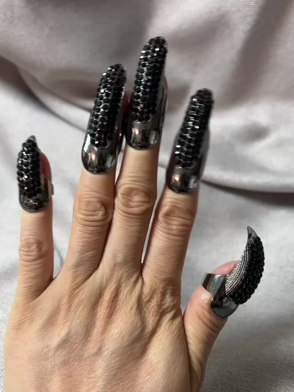 Claw Rings Fingertip Nail Rings 5Pcs Finger Tip Rings For Women, Adjustable Opening Malaysia Ubuy