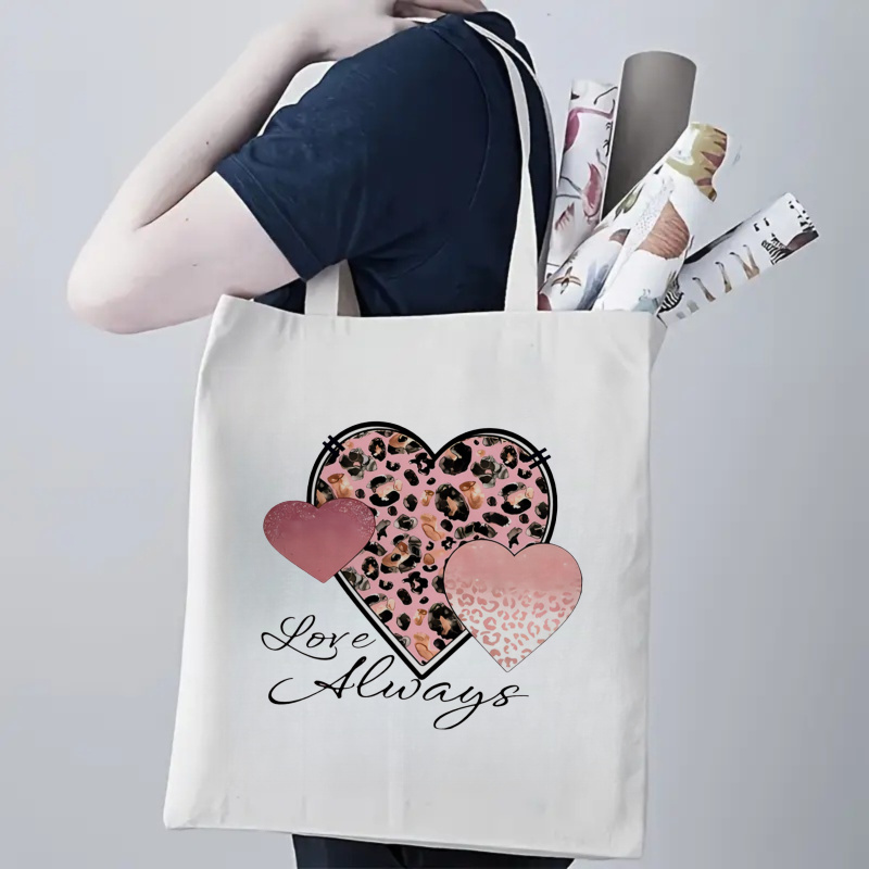 S heart tote bag large THEREDTHREAD