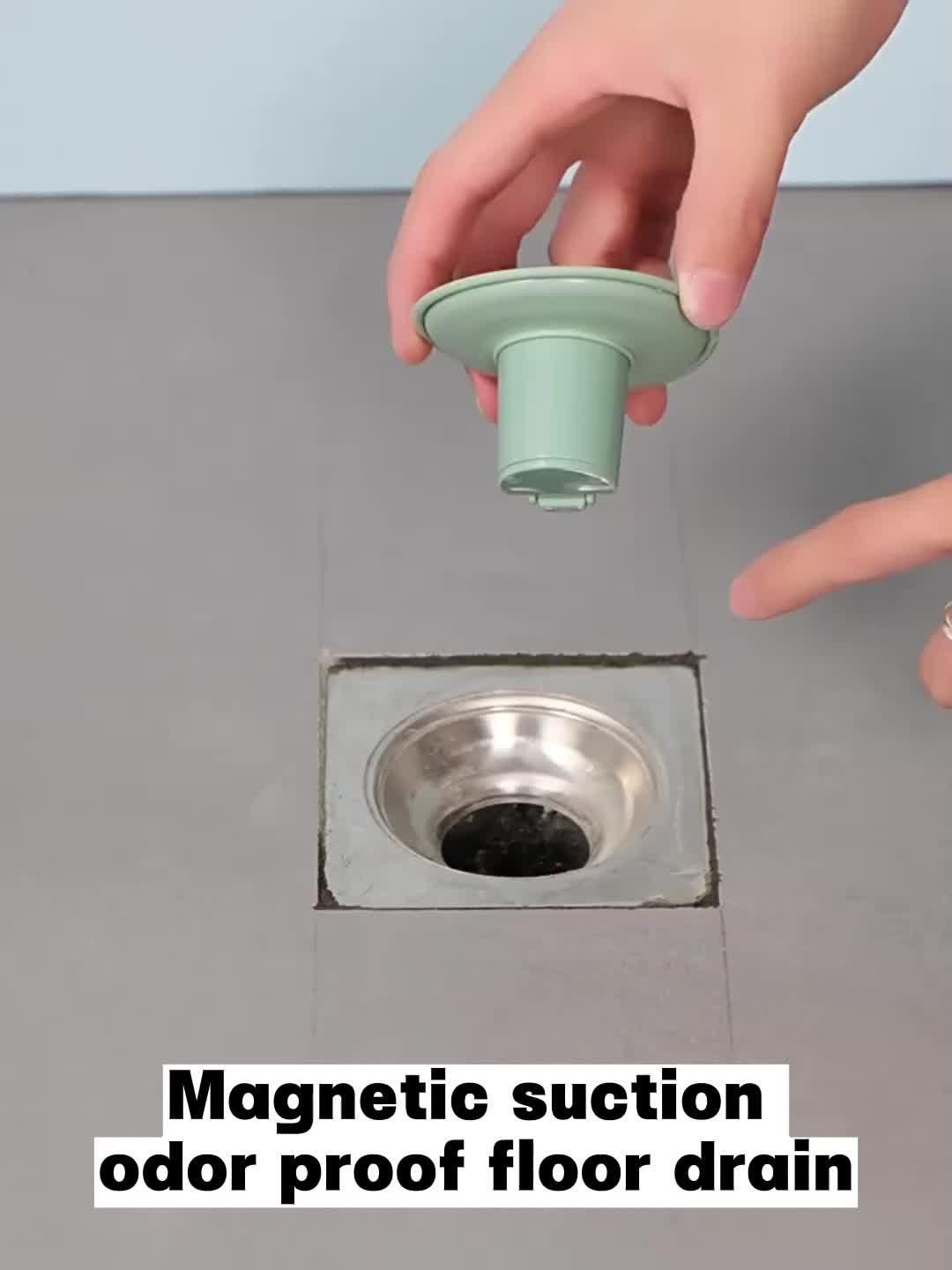 Magnetic Suction Floor Drain Cover - Anti-odor Device For Toilet