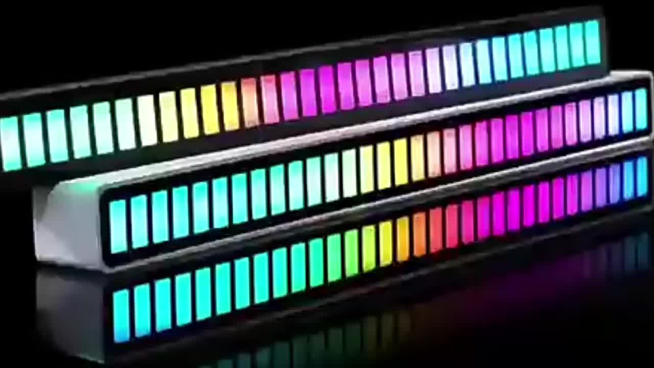 1 Pc RGB Pickup Lampe Stimmenaktiviert Musik Rhythmus Lichter Musik Sync  Tanz Lampe, USB Umgebungslicht, Auto Desktop Kreative Led Pick-up Licht  Farbwechsel Nachtlicht Smart Light Bars 16LEDs 32LEDs - Temu Switzerland