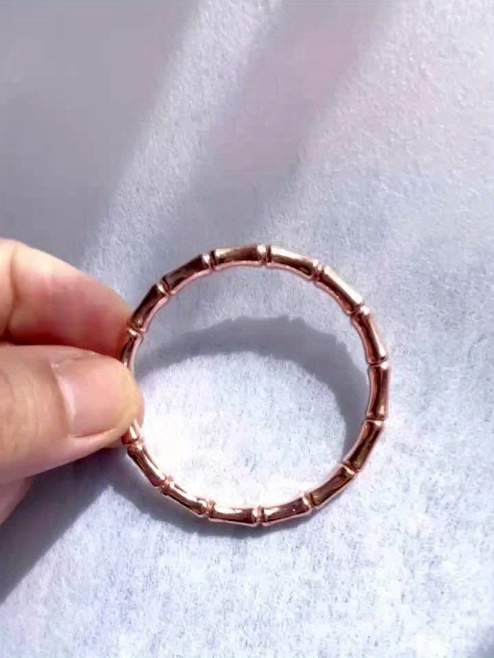 Boho Copper Bangle Bracelet for Women