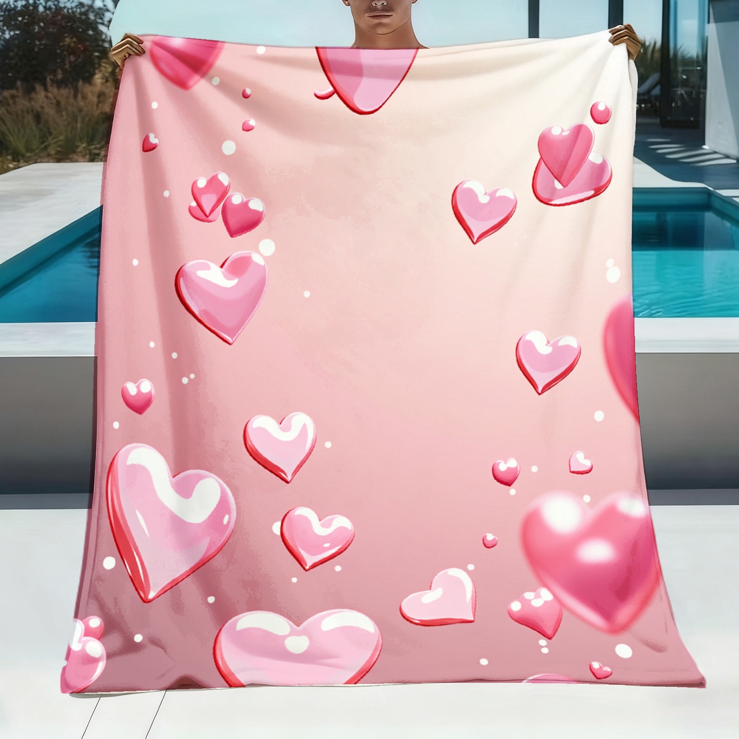 Image of 1pc Weighted Blanket & Comforter Suitable For & - 280gsm Plush With Weighted Cover, Machine Washable Cozy For Sleep, Birthday Gift, 2d Flat