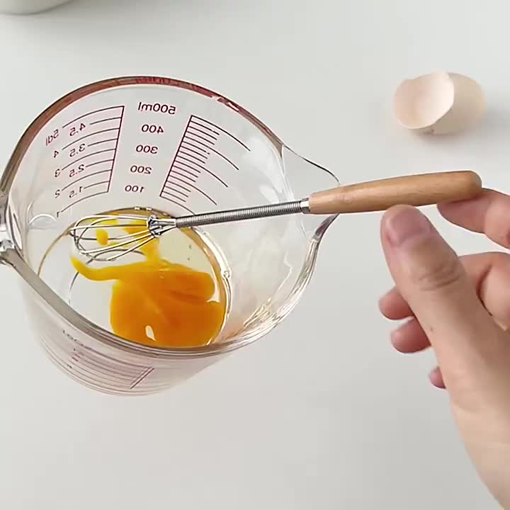 Best Utensils Stainless Steel Mini Egg Whisk Beater Handheld Milk