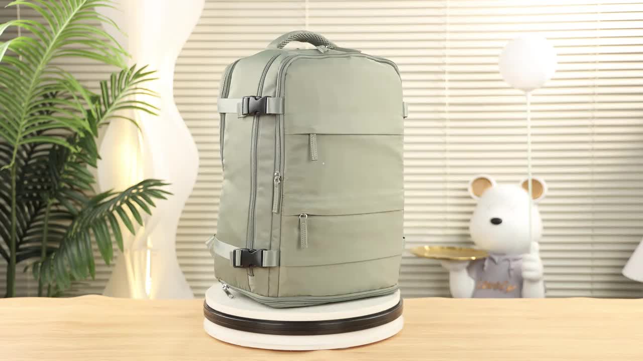 Bolso de Duffel para viaje, bolso de luggage 40*25*20, aprobado para vuelos, multifuncional, bolso de espalda para mujeres, bolso de compresión al vacuum con pulverizador al vacuum, artifato libre, reducción de espacio al 50%, combinación con esentiales para viaje familiar - Imagen 16