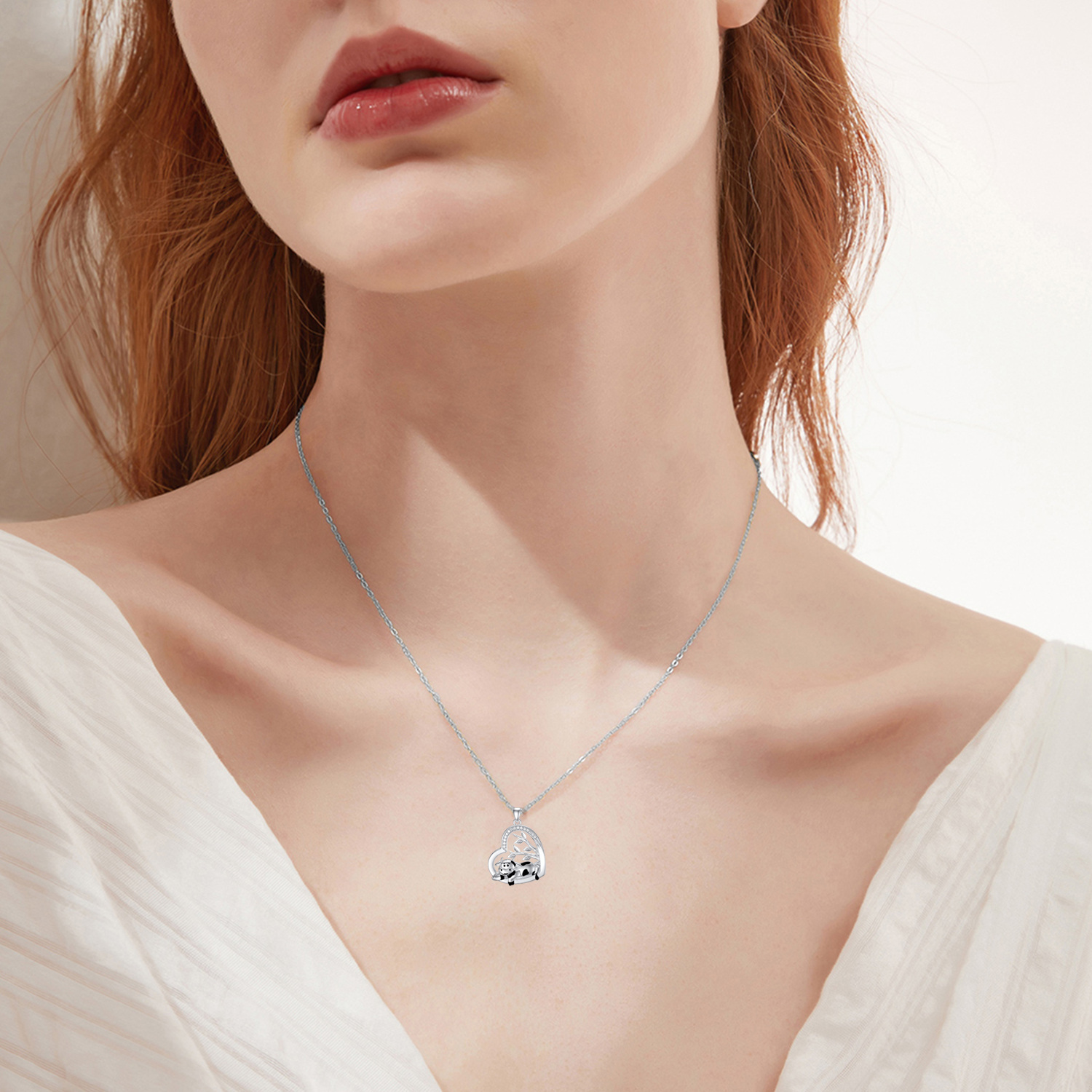 925 Silver Cow Tree of Life Pendant Necklace for Women