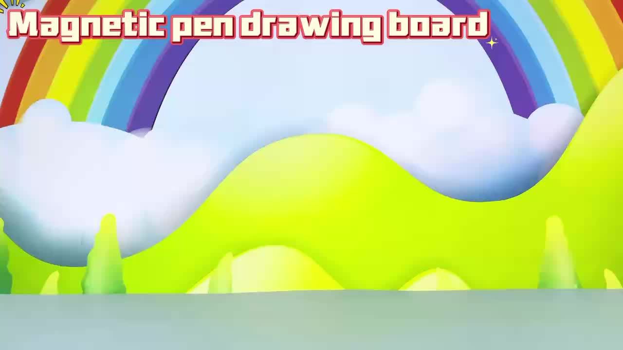 Magnetic Drawing Board with Colorful Puzzle And Magnetic Chessboard, a Toy for Kids to Draw And Doodle. Perfect for Christmas, Birthdays, And Holiday Gifts 4 Magnetic Drawing Board with Colorful Puzzle And Magnetic Chessboard, a Toy for Kids to Draw And Doodle. Perfect for Christmas, Birthdays, And Holiday Gifts - Image 4