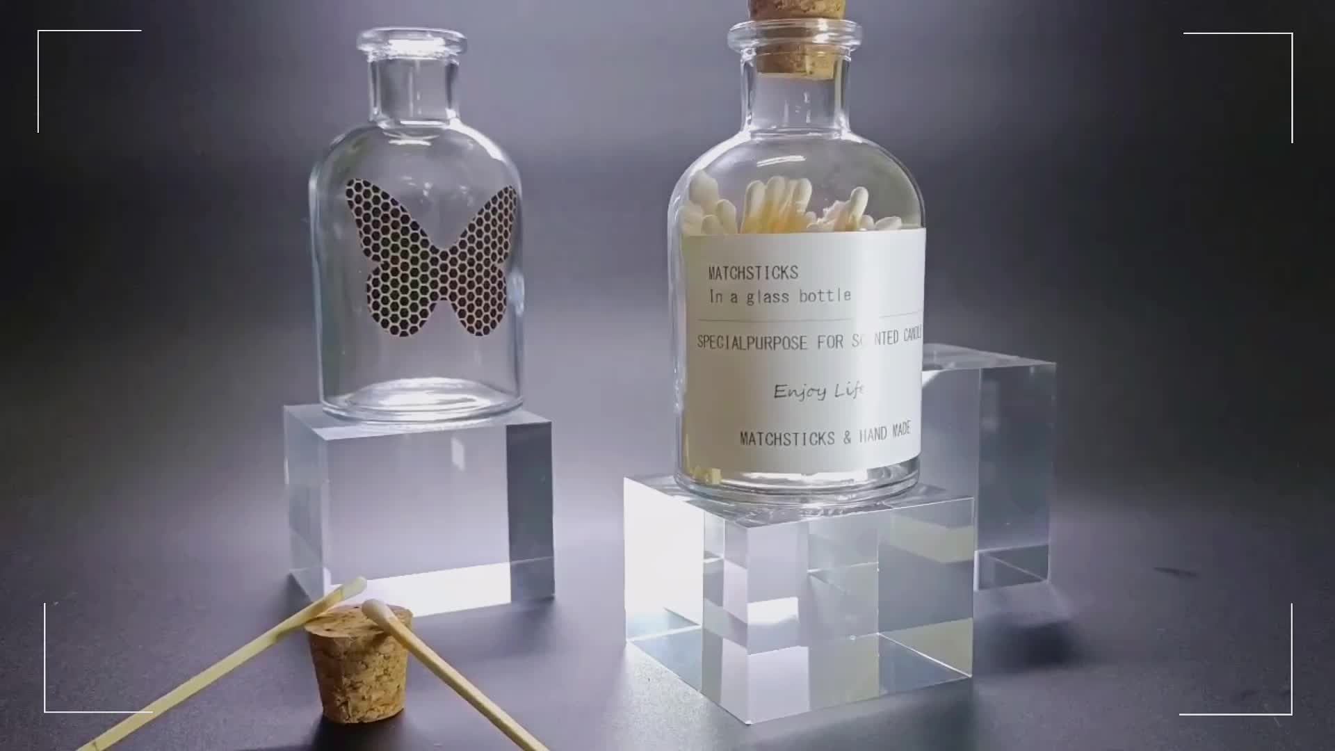 1 Stück Mini glasflaschen Badezimmer aromatherapie kerzen - Temu