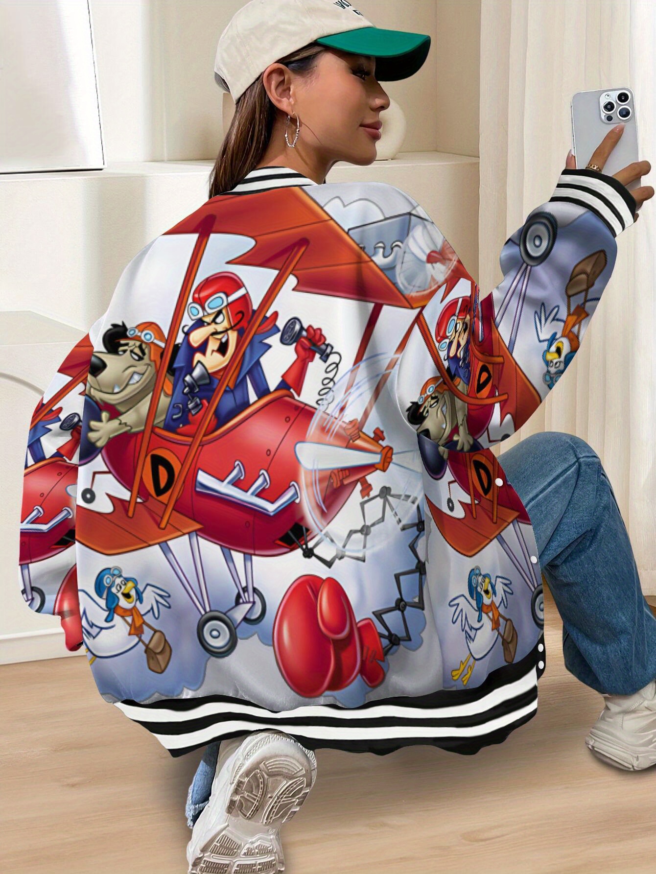 cartoon jacket sold on Temu United States