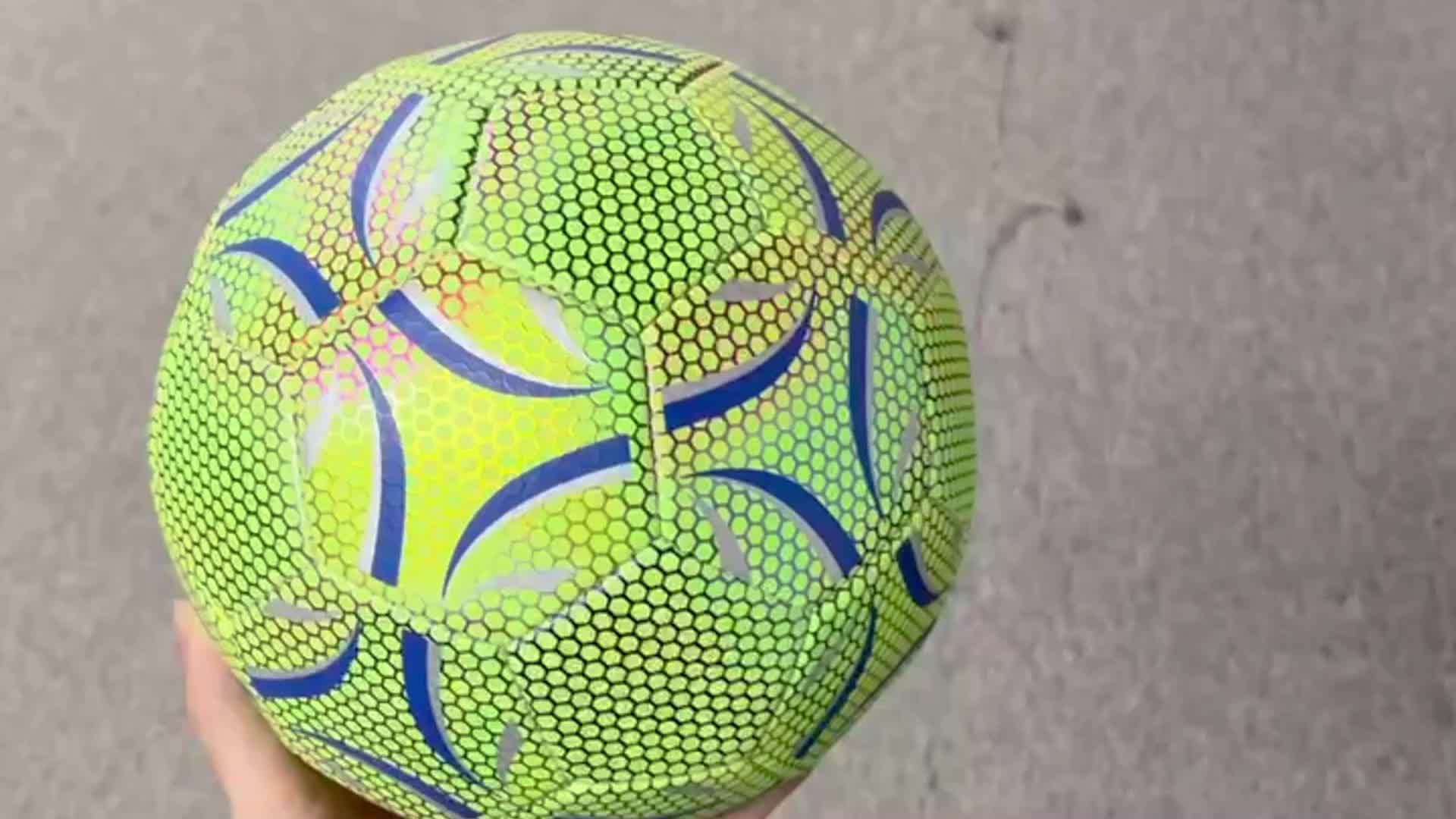 Aceshop Ballon de Football Lumineux - Réfléchissant