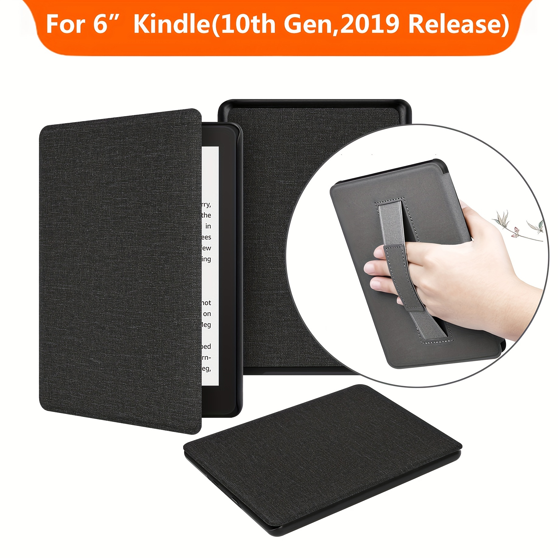 MoKo Funda para  Kindle Scribe 2022 de 1ª generación, funda delgada  de piel sintética con función de encendido y apagado automático para Kindle