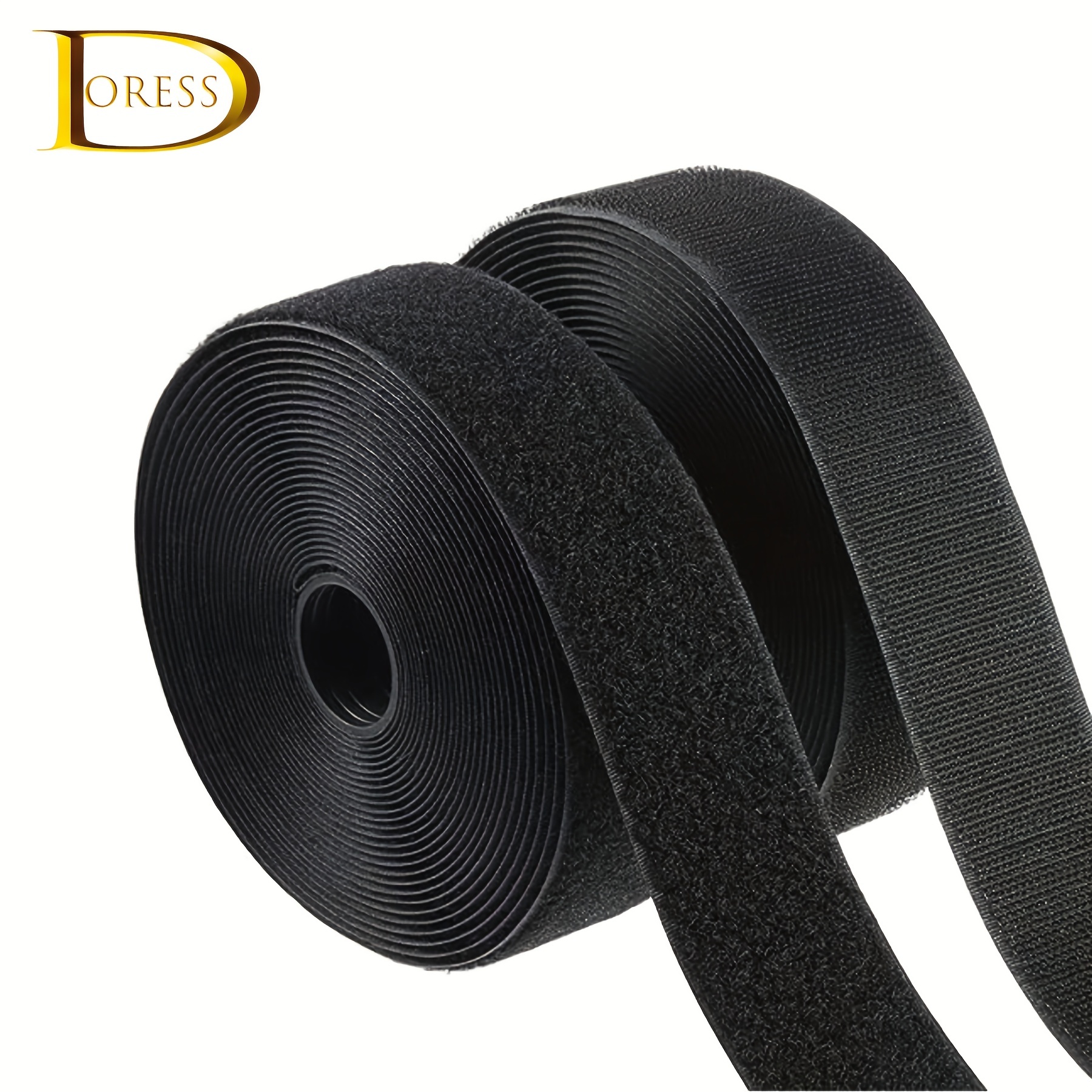 Hook and Loop Tape with Adhesive Large Hook and Loop Sheets (4inch) Heavy  Duty Industrial Strength Interlocking Tape for Office and Home (3.28ft Long)