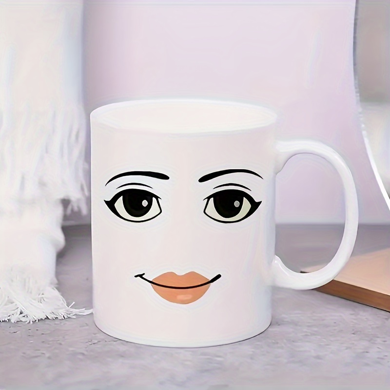 Unique Ceramic Kiss Espresso Cup Metal Face Coffee Cup - Temu