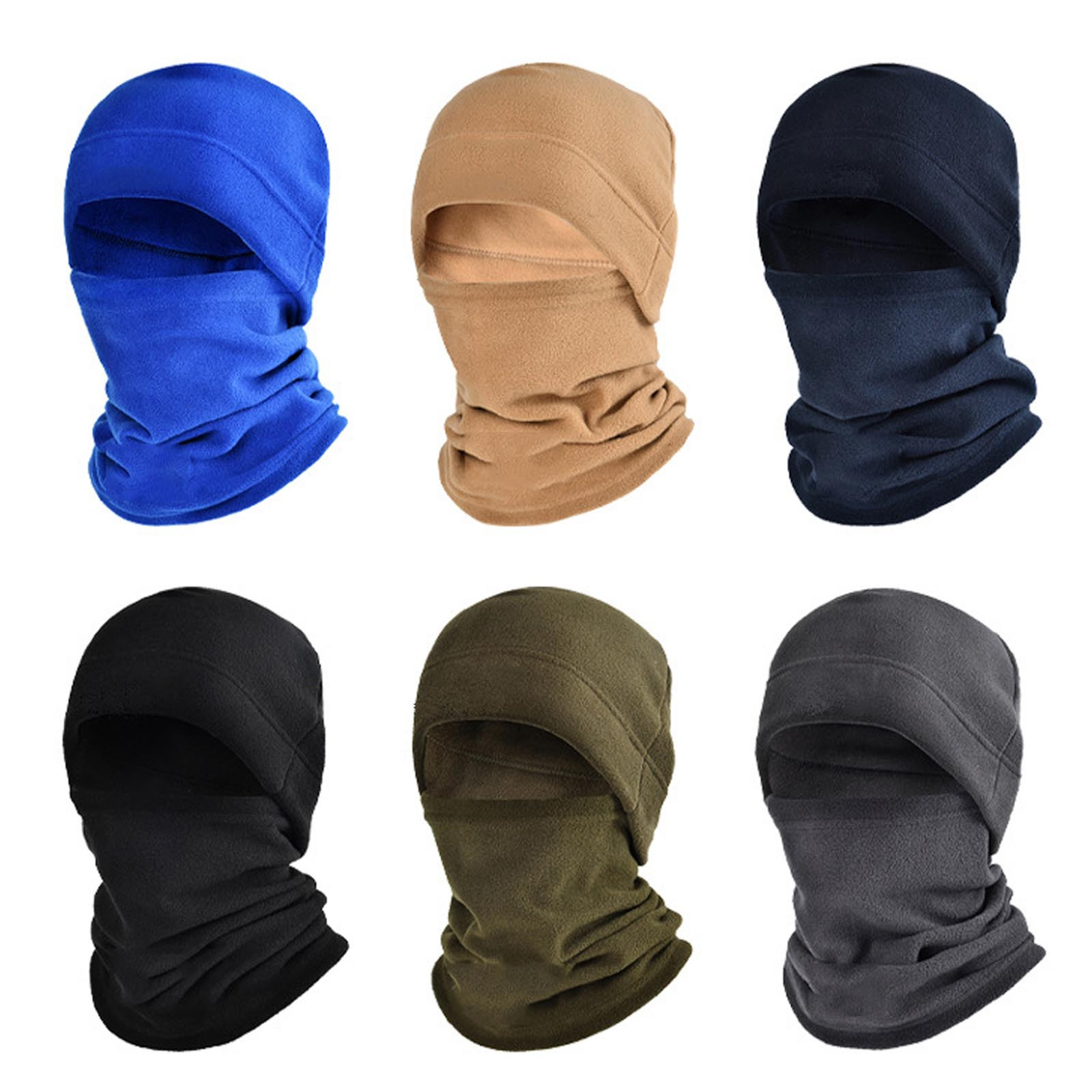 1pc Mens Winter Cycling Warm Mask Head Cover Plus Velvet Thickened