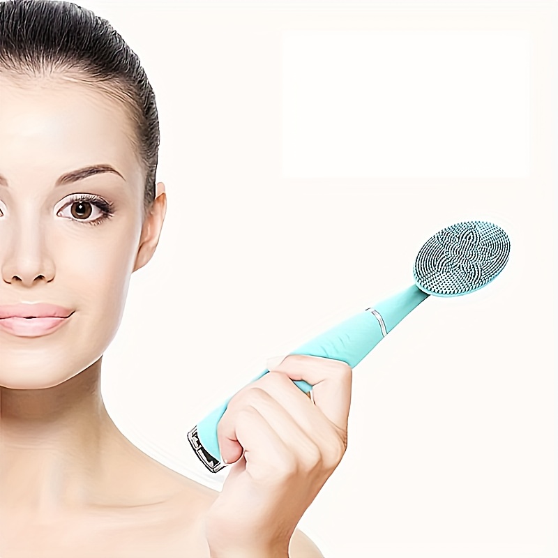 Face Silicone Brush Cleaning Tool Double Sided Brush - Temu