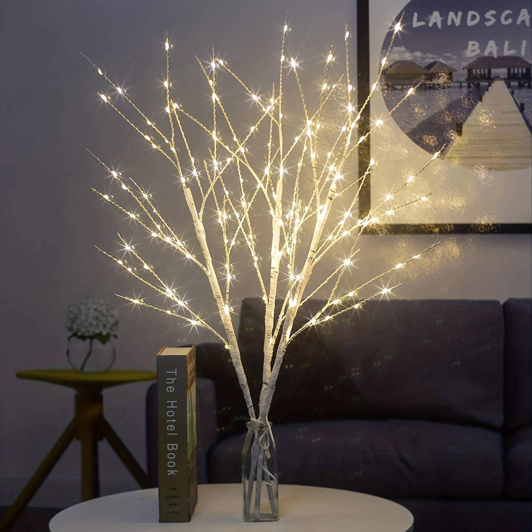 1pc 96LED Arbre Branche Lumière Pour Bureau Décoration - Temu France