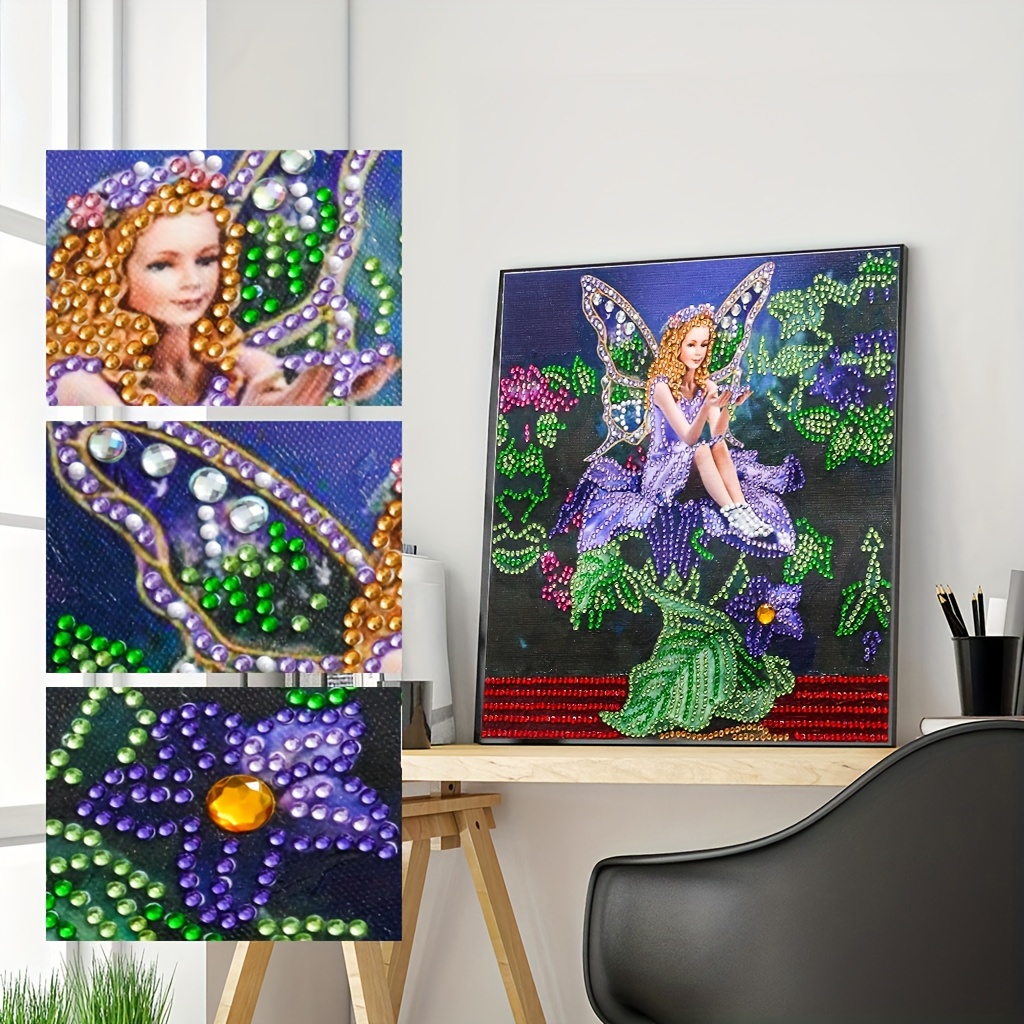 Fairy Princess And Unicorn Diamond Painting Art Magical Forest Castle  Landscape Mosaic Cross Stitch Handwork Gift Room Decor