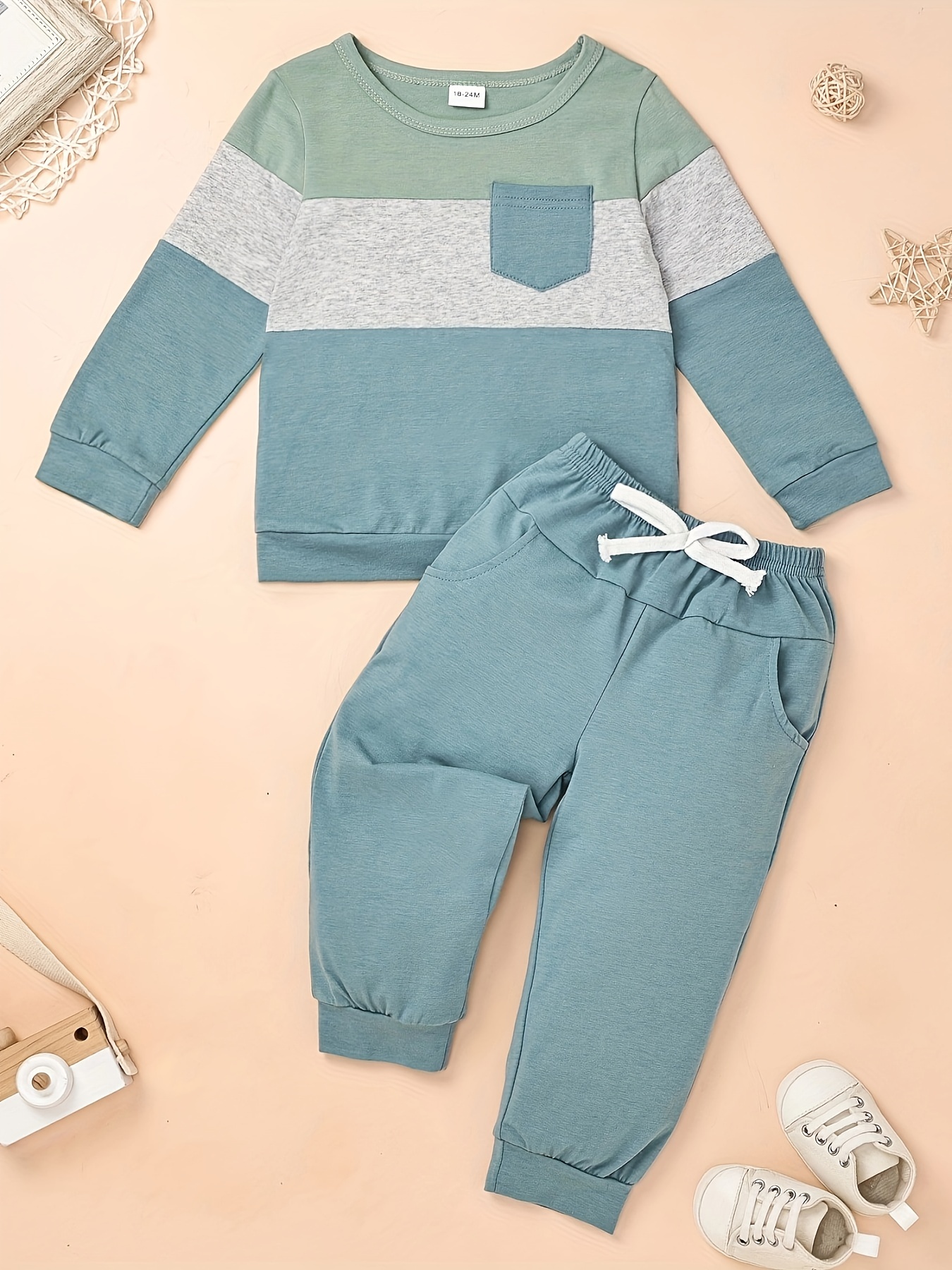 BLUEY Conjunto de pijama largo para niños, azul, 2-3 Years: : Moda