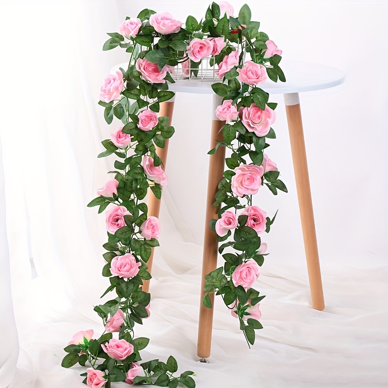 20pcs, Realistic Rose Leaves for Wedding Flower Arrangements - Silk  Screened Green Grass Leaves for Stunning Decor