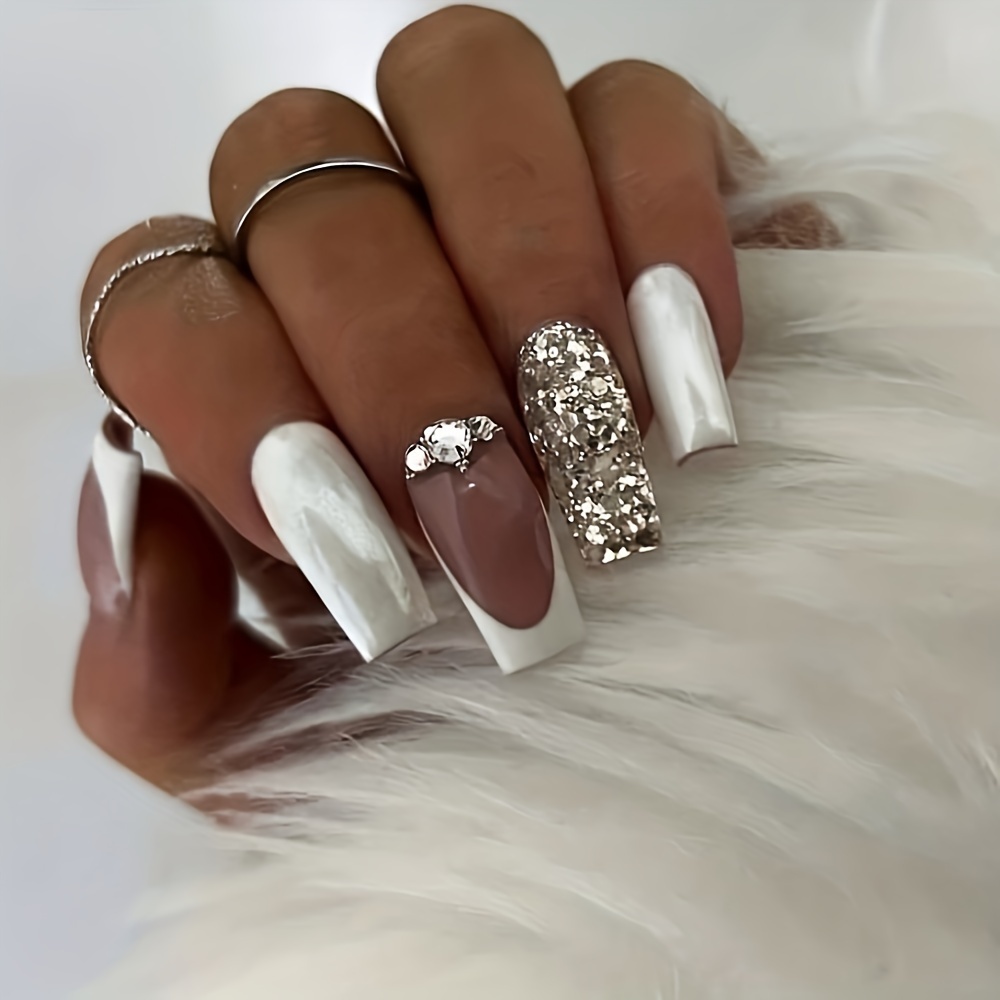 Shimmery Stiletto Nails  Nails, Stiletto nails, Simple nails