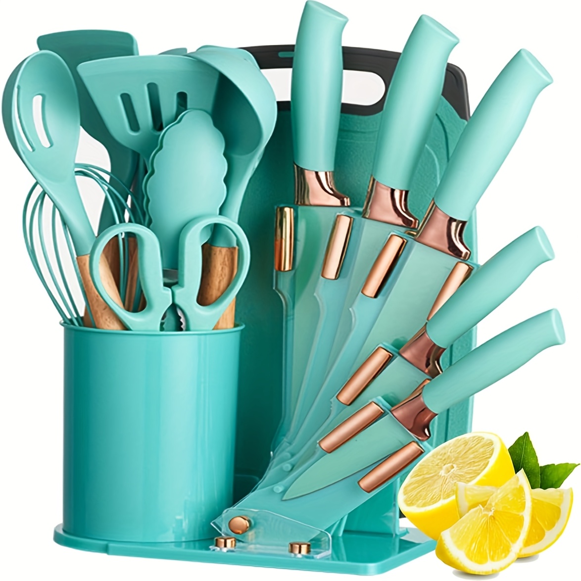 19 Set Knife Set Perfect Outdoor Camping Heat