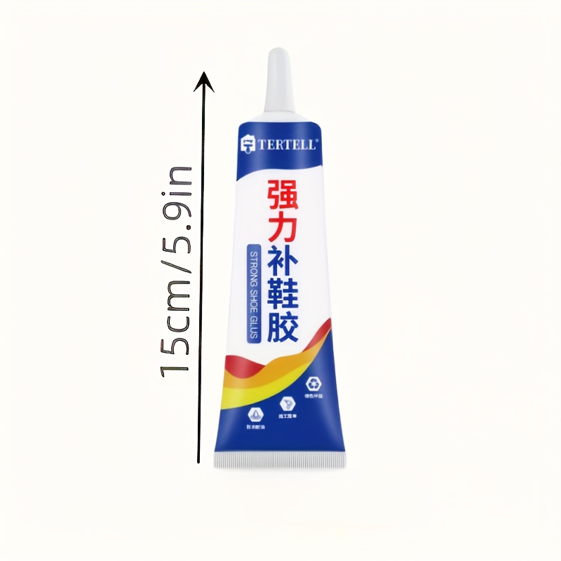60ml Strong Hold Shoe Repair Glue for Faux Leather, Sneakers & Sneakers ? High-Temperature Resistant, Non-Toxic, Transparent Finish, Easy to Use, Fast Curing Adhesive, Athletic Shoe Bonding | Clear Finish Glue | Nontoxic Adhesive, Shoe Accessories