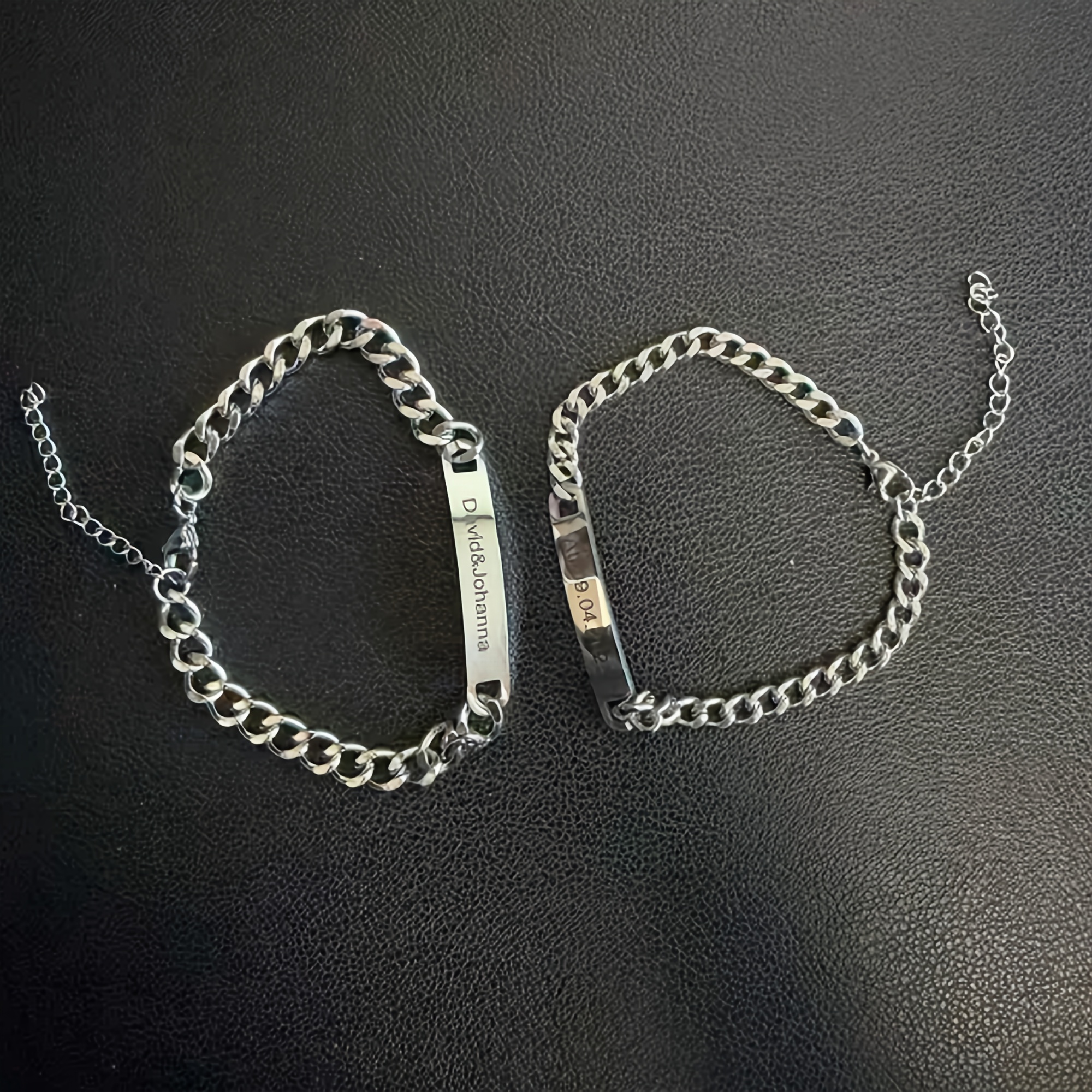 E-shop Individuelles Herrenarmband, Personalisiertes Paararmband, Sein und Ihr Armband, Valentinstagsarmband, Freundesgeschenk, Paargeschenk,