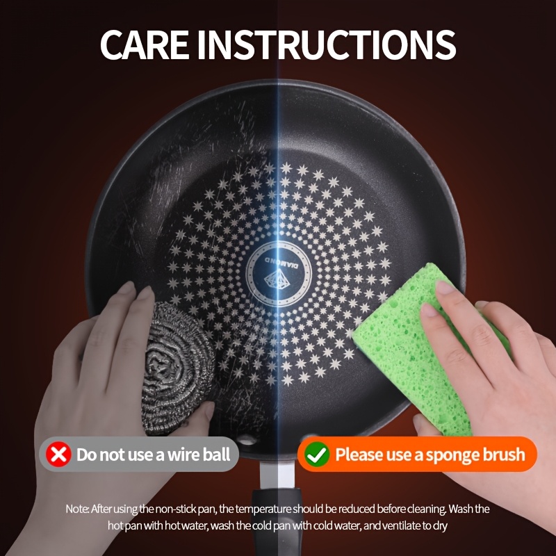 Lightweight Nonstick Cast Iron Skillet for Induction Cooking