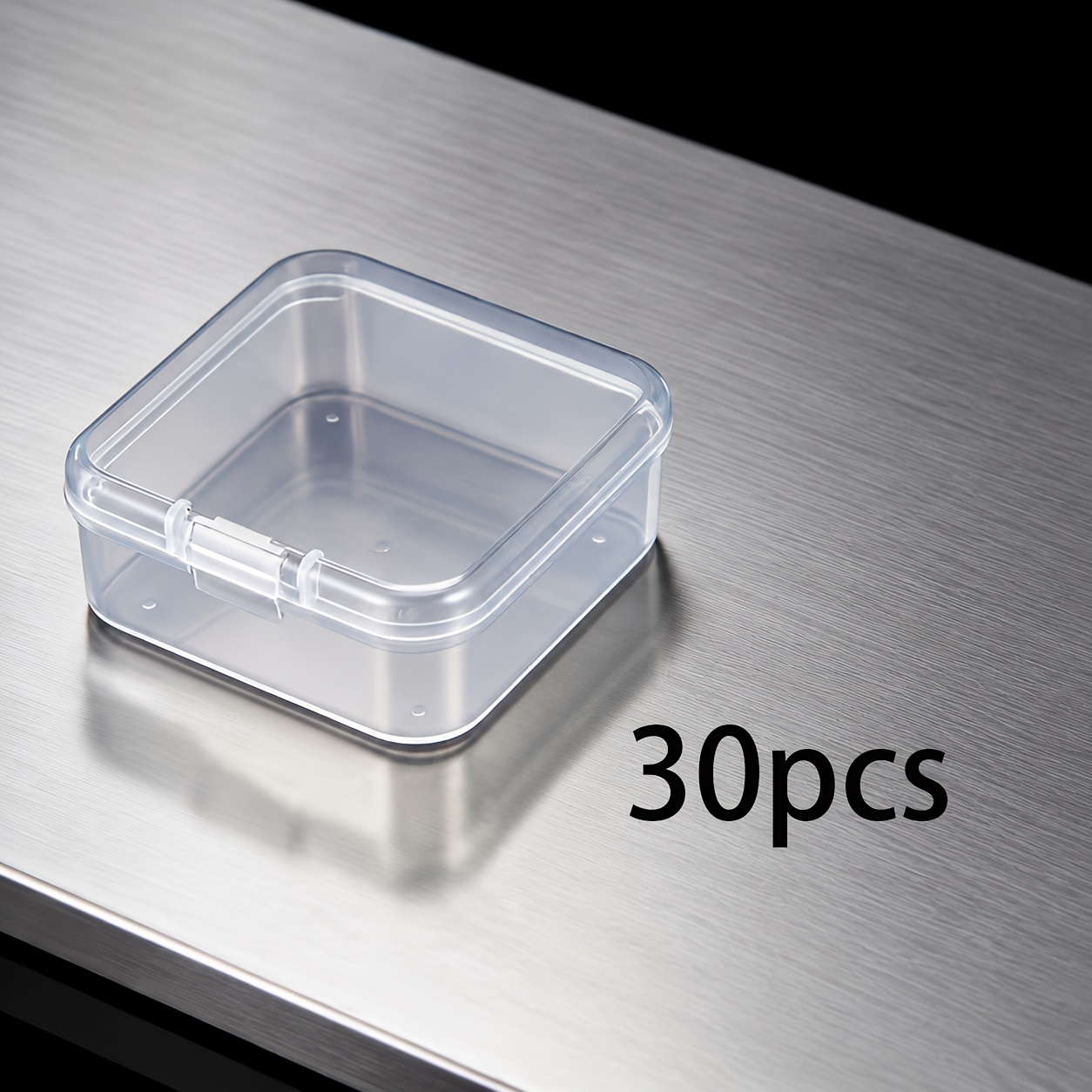 TEMU 20/30pcs Boîtes de rangement compactes pour table et tiroir, idéales pour ranger des bijoux de table, des accessoires pour cheveux, des perles,
