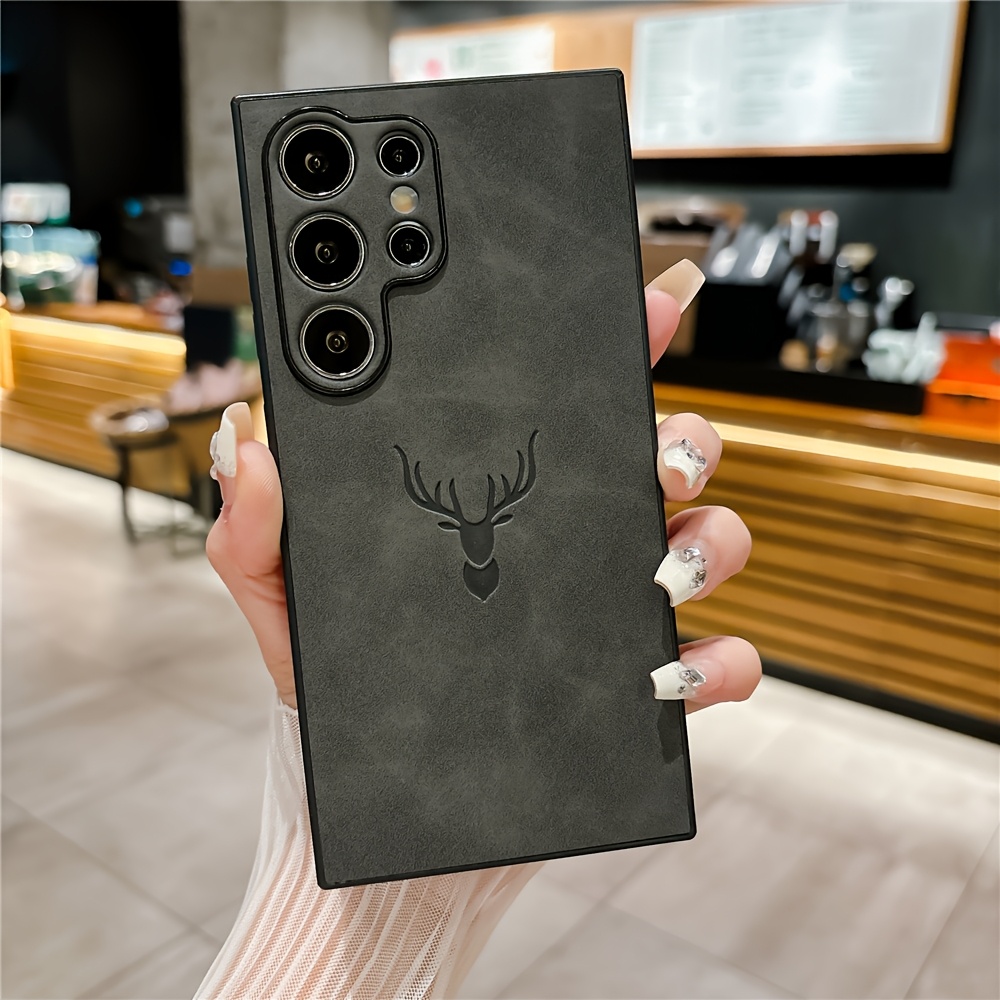 Phone Case: Deer For S25 Ultra S24 Plus S23 Fe S22 S21 Mobile Phone Protective Case For Cover Back