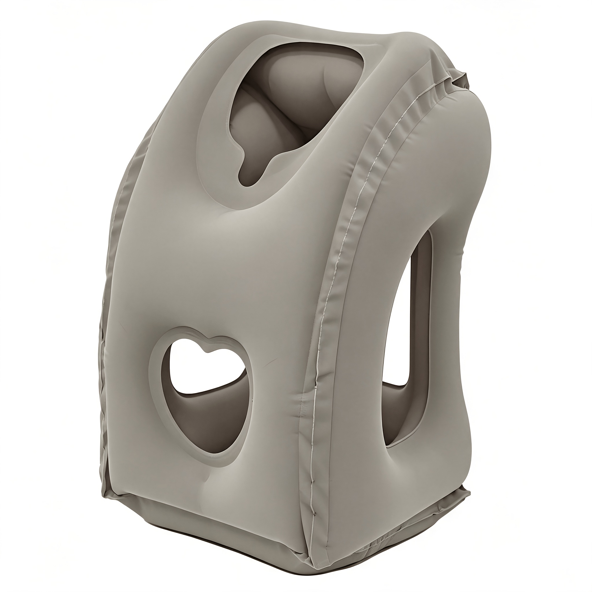 TEMU 1pc Inflatable Travel Pillow, Airplane Pillow With Patented Valve Design, Travel Accessories With Neck And Head Support, Travel Pillow For Long