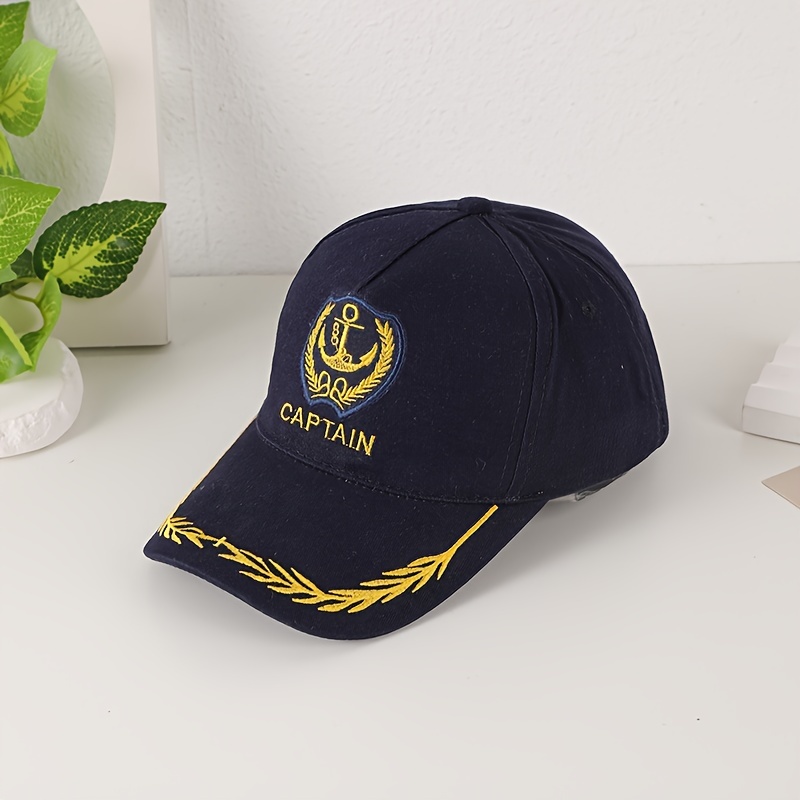 

1pc Unisex Baseball Cap With Letters Embroidered, Breathable Peaked Hat, Ideal Choice For Leisure Time And Traveling