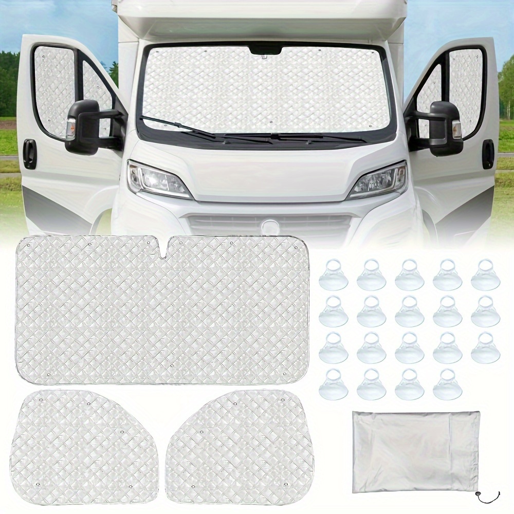 

Multi-layer Aluminum Foil Sun Shade For , For Peugeot Boxer, Relay (2006-2022) - Waterproof & Uv Protection