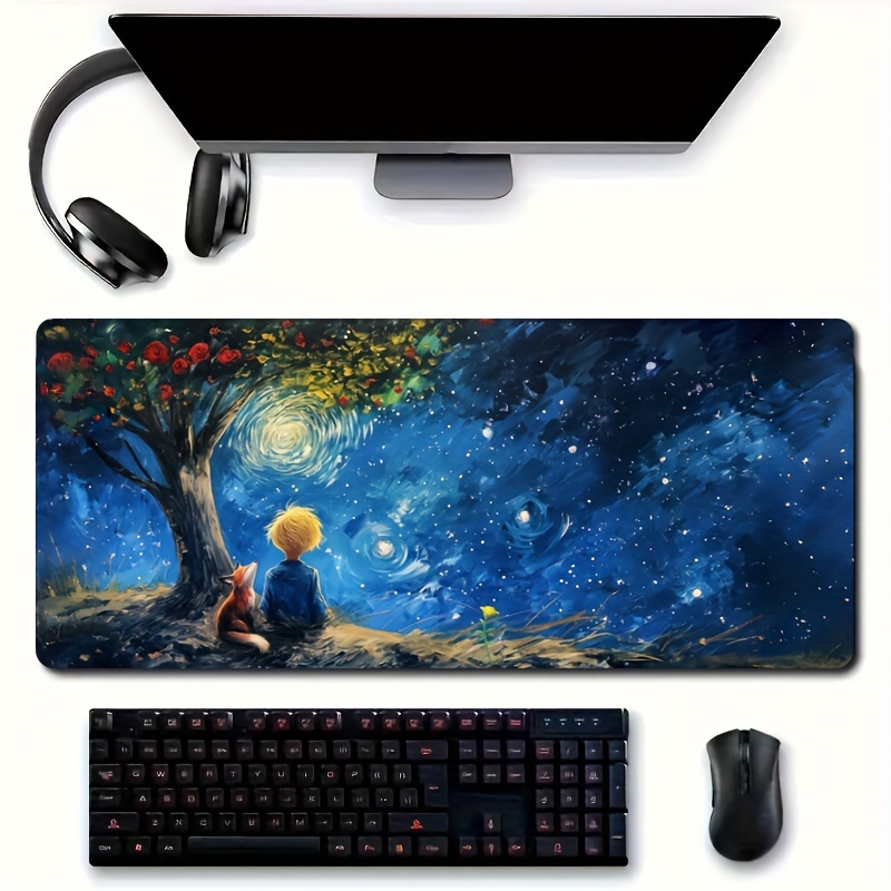 

Starry Night High- Mouse Pad - Non-slip, & Sensitive For Gaming, Office & Study Use