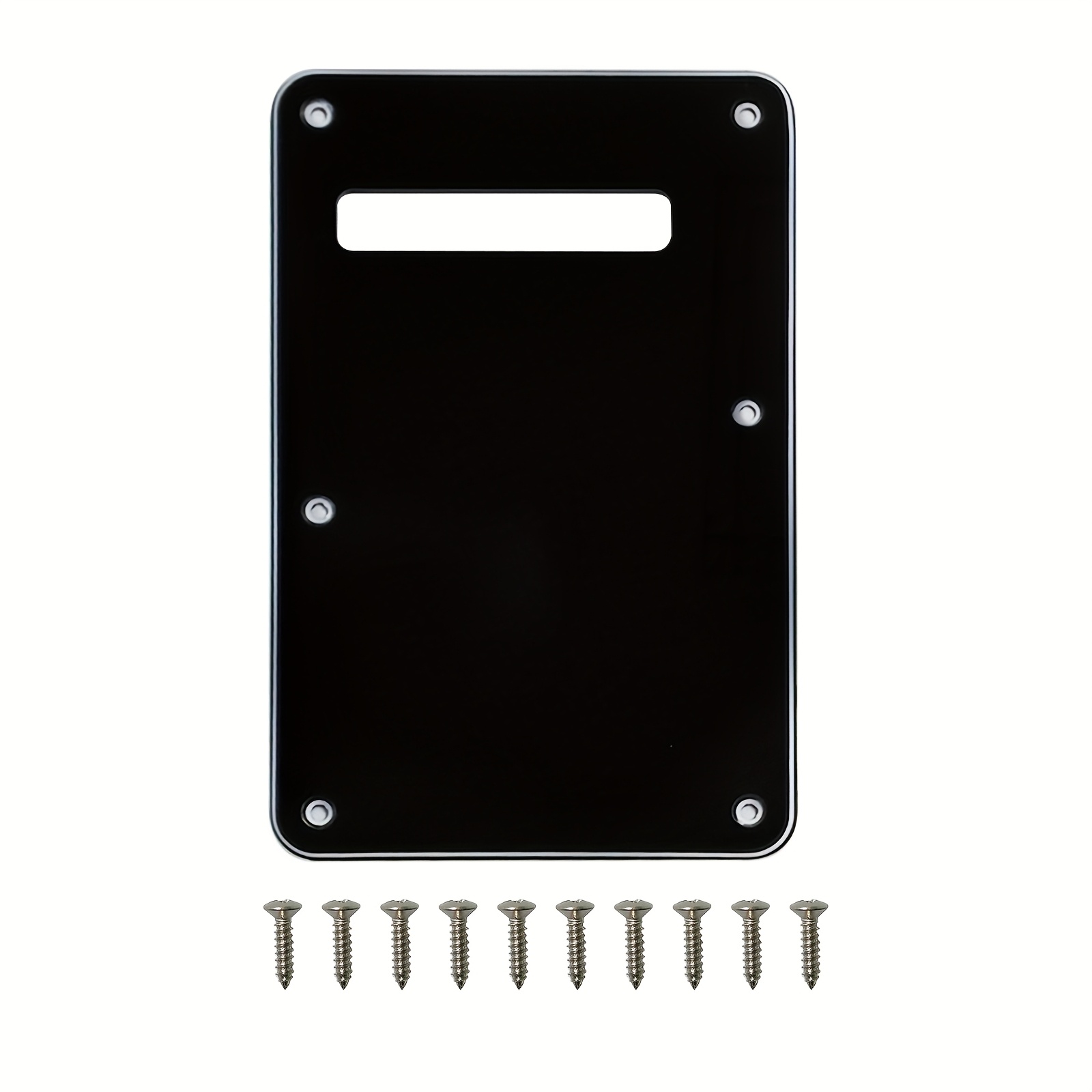 TEMU 6-pole St Backplate Chamber Cover Backplate, Suitable For Fd St Style Electric Guitar, Equipped With Mounting Screws, Multiple Colors From