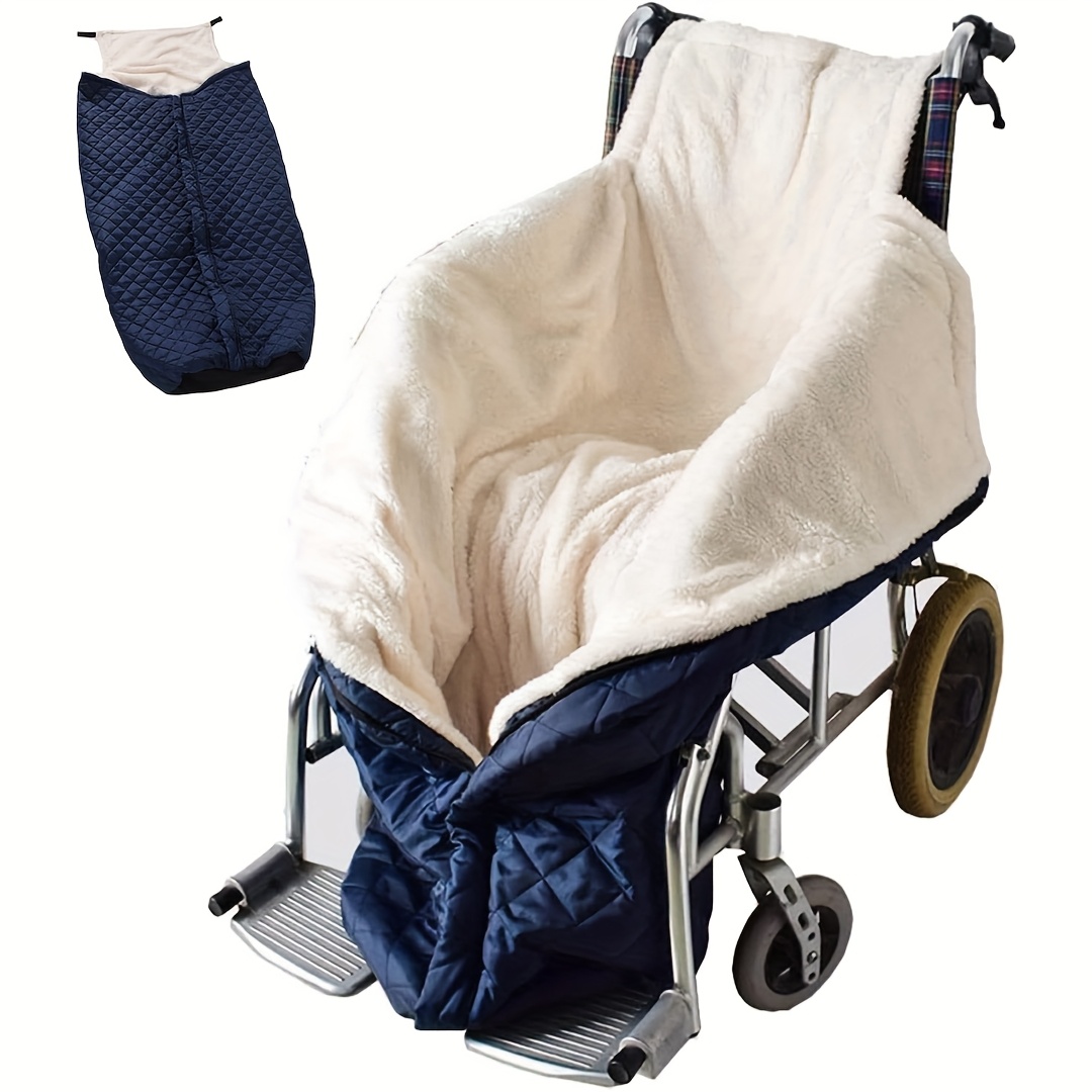item picture wheelchair accessories wheelchair warm blanket thickened leg warmer for elderly suitable for manual and electric wheelchairs