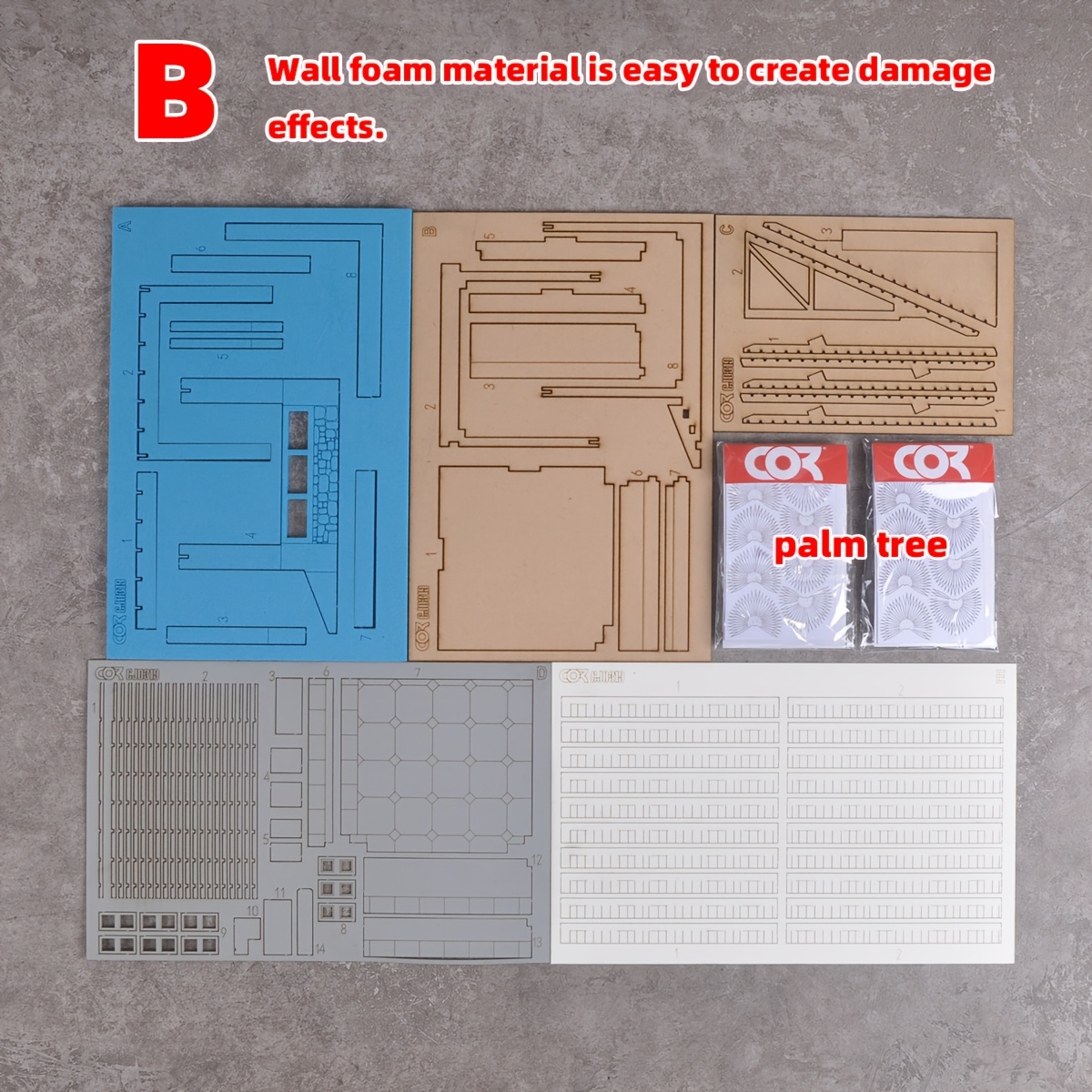 Assembly Architectural Model Sand Table Pavilion Kit
