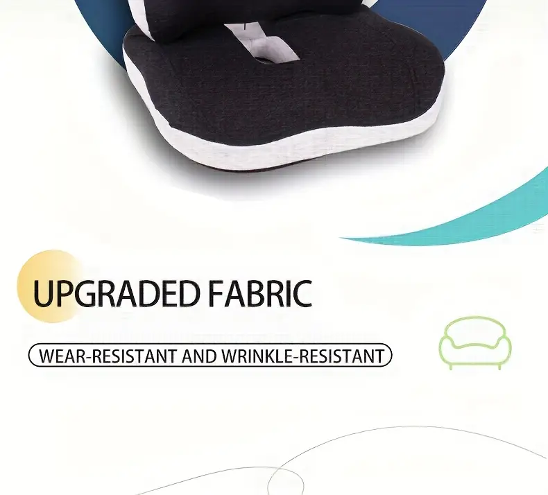 1pc slow rebound memory foam pillow 500g lumbar pillow back and waist support pillow office chair pad back support ergonomic back pillow lumbar support car seat back and waist support pillow with central hole seat cushion Product details 5