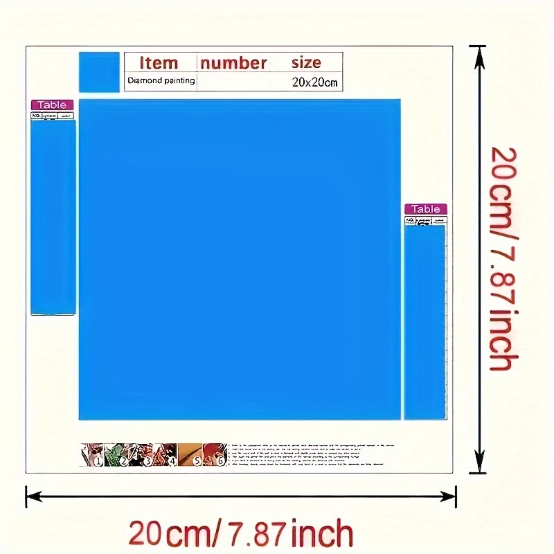 Exquisite Frameless Diamond Painting Kit 5d Round Gem Art Temu