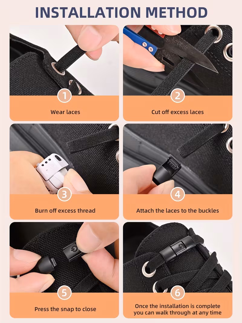 1 pereche de cataramă cu încuietoare pentru șiret, la modă și versatilă, cataramă multicoloră pentru șiret, potrivită pentru șireturi elastice cu lățimea de 6-8 mm Detaliile articolului 2